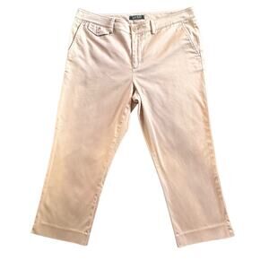 Lauren Ralph Lauren Women's Khaki Capris | Size 12 | Gently Pre-Owned